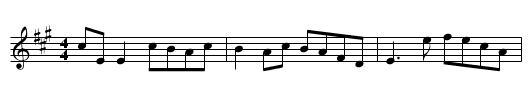 Gan Ainm - staff notation