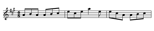 Gan Ainm - staff notation