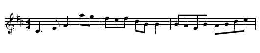 Gan Ainm - staff notation