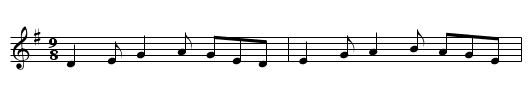 Gan Ainm - staff notation
