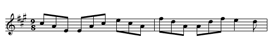 Gan Ainm - staff notation