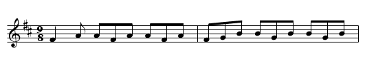 Gan Ainm - staff notation