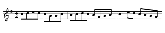 Gan Ainm - staff notation