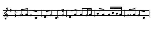 Gan Ainm - staff notation