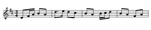 Gan Ainm - staff notation