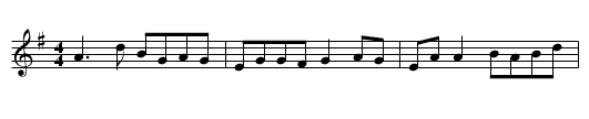 Gan Ainm - staff notation