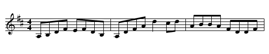 Gan Ainm - staff notation
