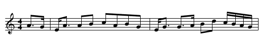 Gan Ainm - staff notation