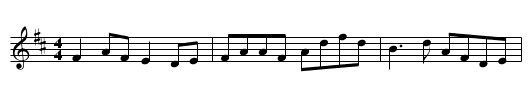 Gan ainm - staff notation