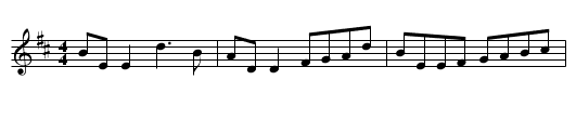 Gan Ainm - staff notation