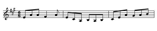 Gan Ainm - staff notation