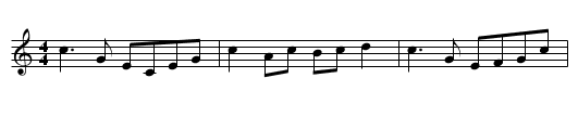 Gan Ainm - staff notation