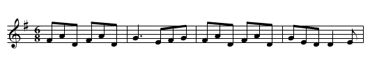 Gander in the Pratie Hole, The - staff notation