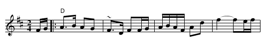 Gånglåt efter Anders Frisell - staff notation