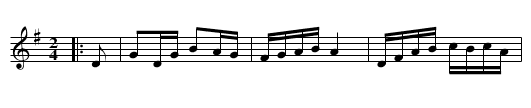 Gånglåt efter Katrina Lundstedt - staff notation