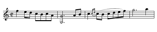 Gånglåt efter Lapp Nils - staff notation