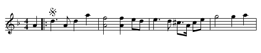 Gånglåt efter Lejsme Per - staff notation