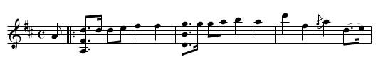Gånglåt från Lofta - staff notation