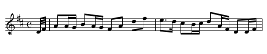 G&aring;ngl&aring;t from Dala J&auml;rna - staff notation