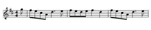 G&aring;ngl&aring;t - staff notation