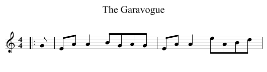 Garavogue, The  - staff notation