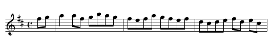 Garden of Daisies [2], The - staff notation