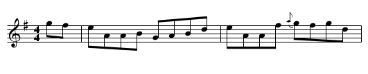 Gardener's Daughter, The - staff notation