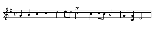 Gardener’s March, The - staff notation