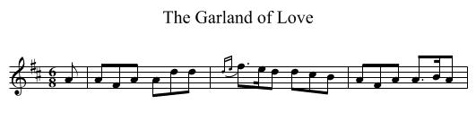 Garland of Love, The - staff notation