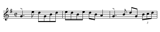 Garrett Barry's Reel - staff notation