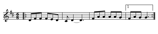 Garrucha - staff notation