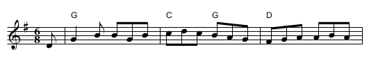 Garster's Dream - staff notation