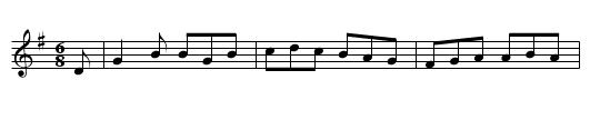 Garster's Dream - staff notation
