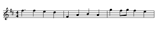 Gaspé Reel - staff notation