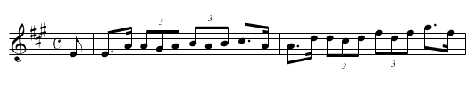 Gatherin' o' the Gunns, The - staff notation