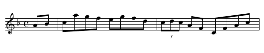 Gatineau Reel - staff notation
