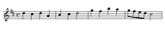 Gavot. ASH.15, A - staff notation