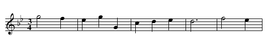 Gavot.2voices. TBe.051 - staff notation