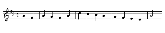 Gavot,(harmony). BC.47b - staff notation