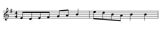 gavotte variations - staff notation