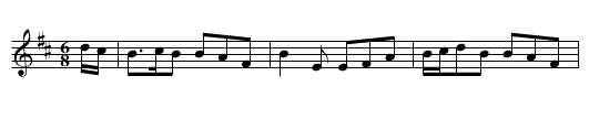 Gay Lass (The) - staff notation