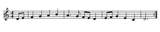 GB/6a/106 'Twas by the Town of Weddingmore - staff notation
