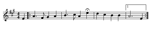 GB/6a/110 'Twas of a Brisk and Lively Lad Version 3 of 3 - staff notation