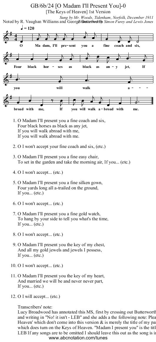 GB/6b/24 [O Madam I'll Present You]-0 - staff notation