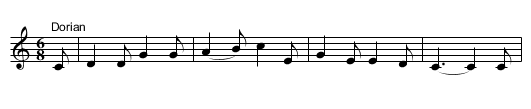GB/6b/9 Johnny Harte - staff notation