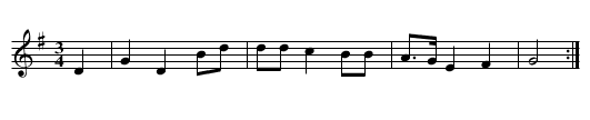 GB/7a/17 Come All You Little Irish Girls T:Version 2 of 2 - staff notation