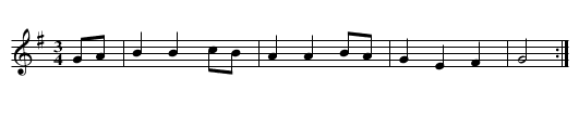 GB/7a/3 American King, The - staff notation