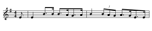 GB/7a/34 Tarry Trowsers - staff notation