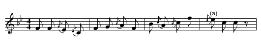 GB/7a/61 Dabbling in the Dew Version 3 of 3 - staff notation