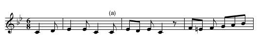 GB/7b/30 The Tinker - staff notation